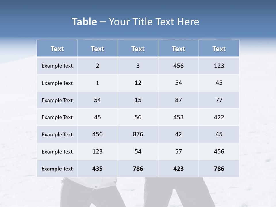 A Man And A Woman Holding Skis On Their Shoulders PowerPoint Template