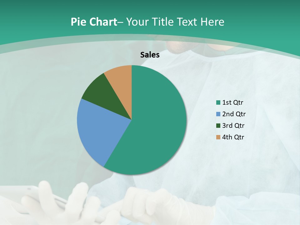 A Group Of Doctors Looking At A Patient In A Hospital PowerPoint Template