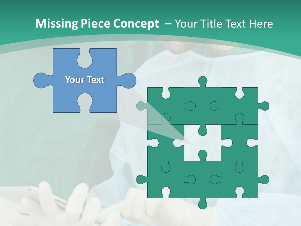 A Group Of Doctors Looking At A Patient In A Hospital PowerPoint Template