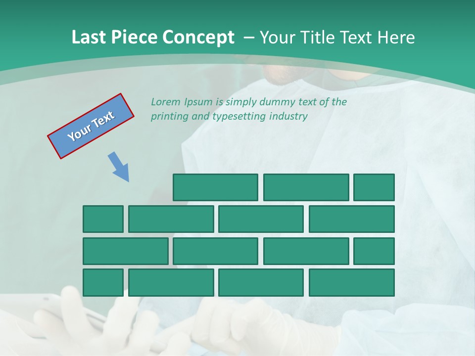 A Group Of Doctors Looking At A Patient In A Hospital PowerPoint Template