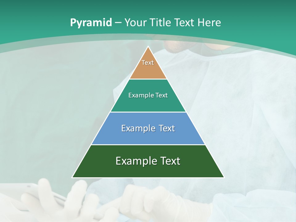 A Group Of Doctors Looking At A Patient In A Hospital PowerPoint Template
