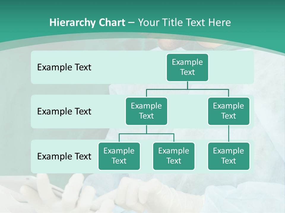 A Group Of Doctors Looking At A Patient In A Hospital PowerPoint Template