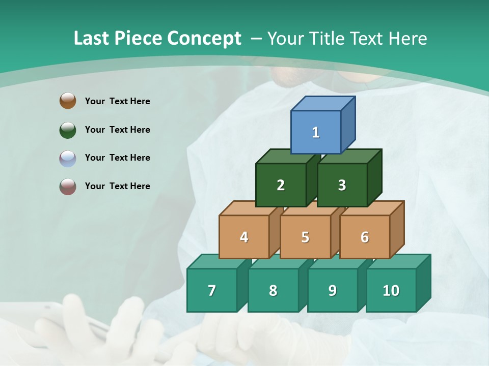 A Group Of Doctors Looking At A Patient In A Hospital PowerPoint Template