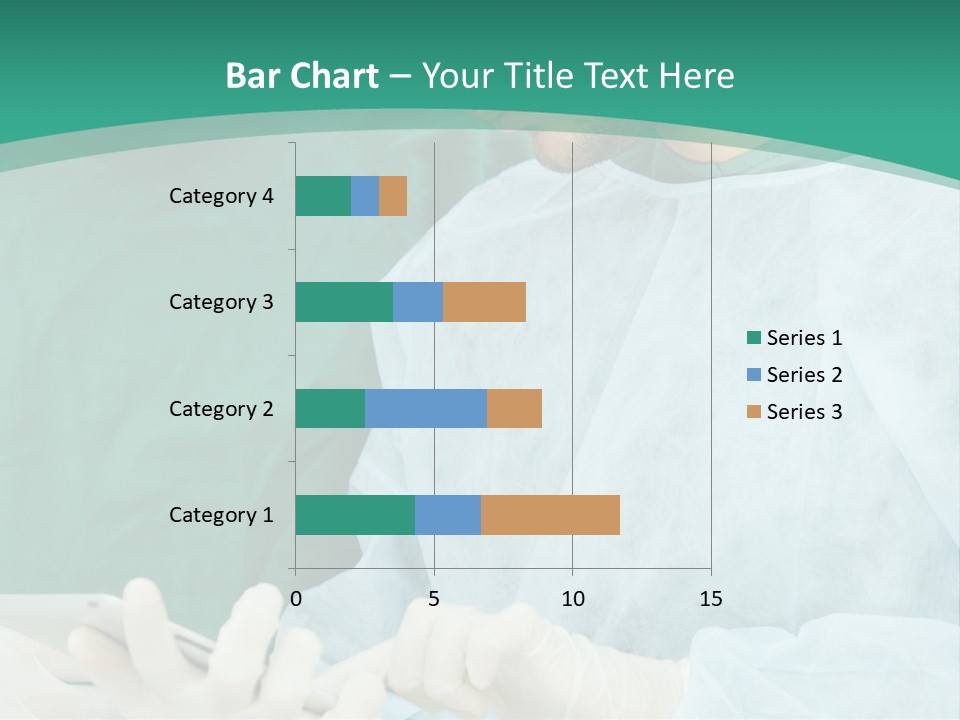 A Group Of Doctors Looking At A Patient In A Hospital PowerPoint Template