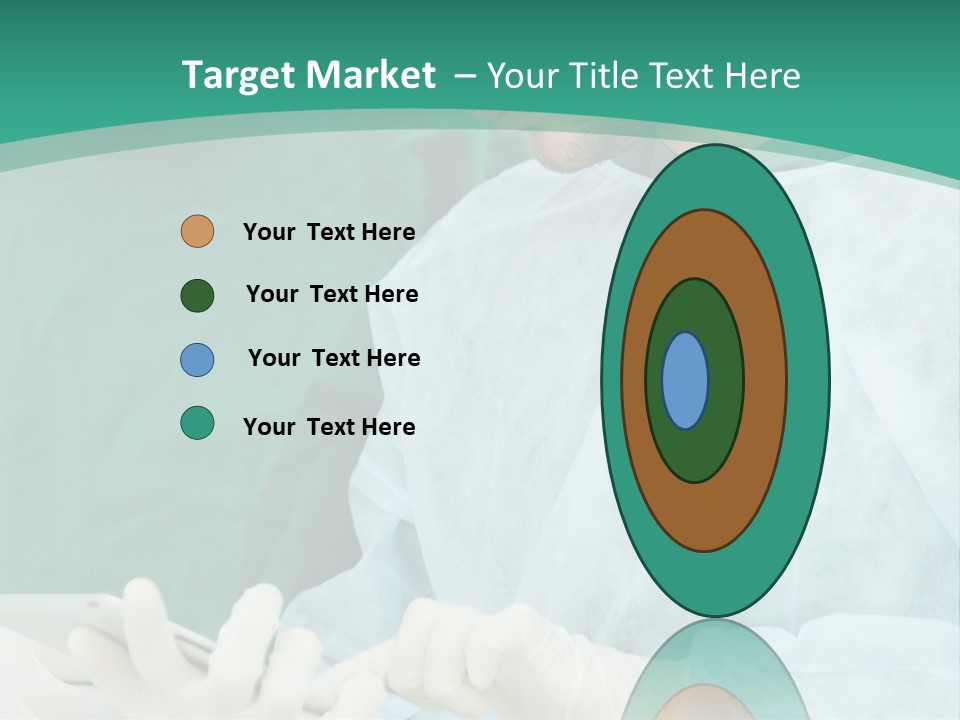 A Group Of Doctors Looking At A Patient In A Hospital PowerPoint Template