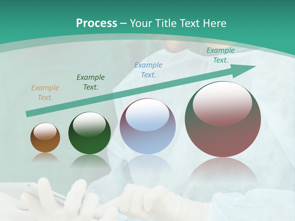A Group Of Doctors Looking At A Patient In A Hospital PowerPoint Template