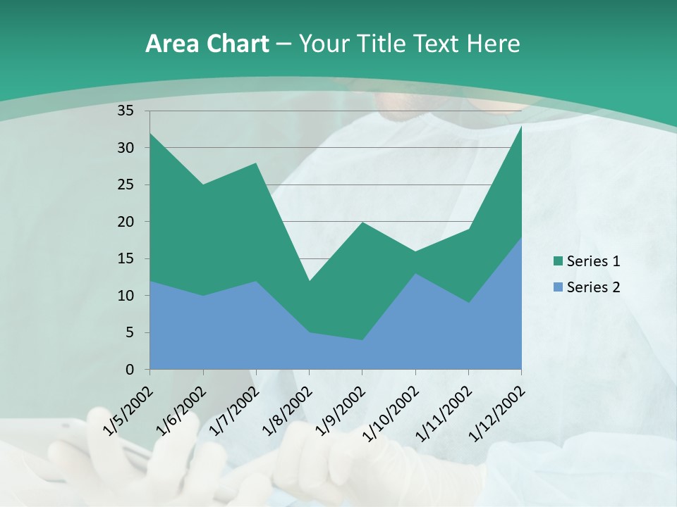 A Group Of Doctors Looking At A Patient In A Hospital PowerPoint Template