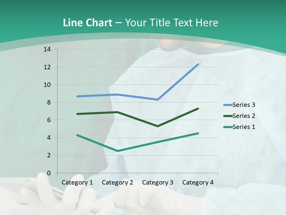 A Group Of Doctors Looking At A Patient In A Hospital PowerPoint Template