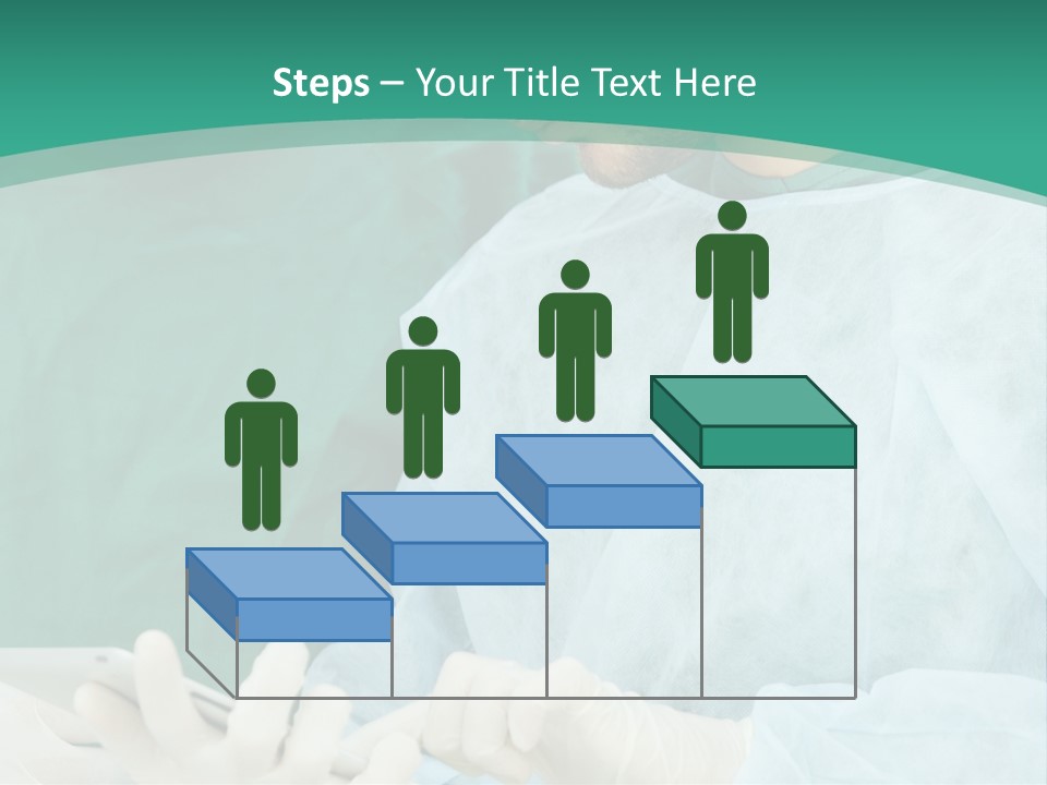 A Group Of Doctors Looking At A Patient In A Hospital PowerPoint Template