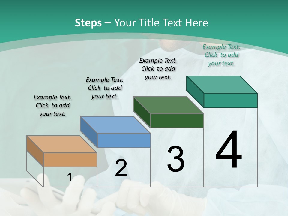 A Group Of Doctors Looking At A Patient In A Hospital PowerPoint Template