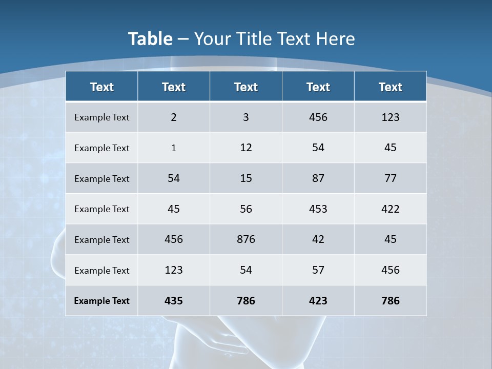 A Man Holding His Stomach In Front Of A Blue Background PowerPoint Template