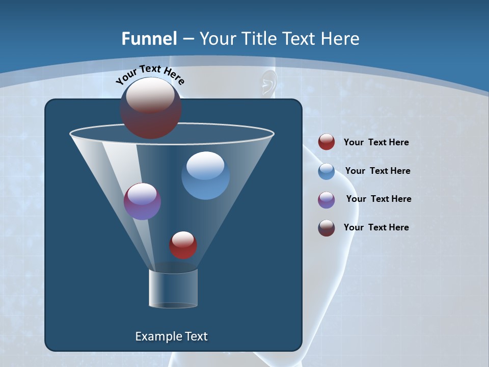 A Man Holding His Stomach In Front Of A Blue Background PowerPoint Template