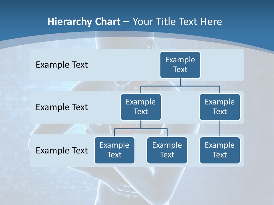 A Man Holding His Stomach In Front Of A Blue Background PowerPoint Template