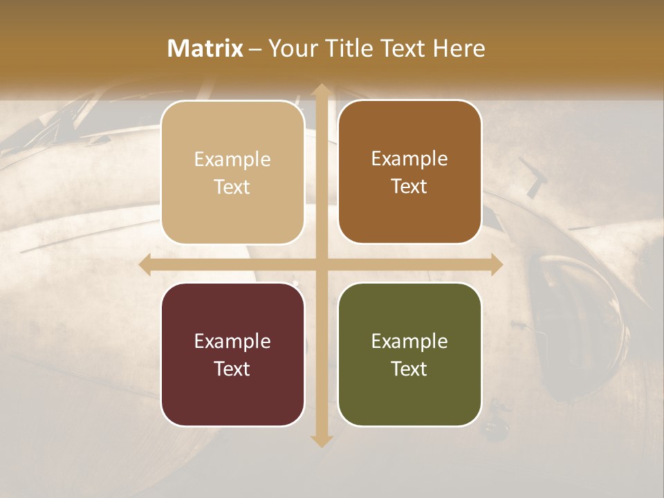 A Plane Is Shown With The Name Of The Plane PowerPoint Template