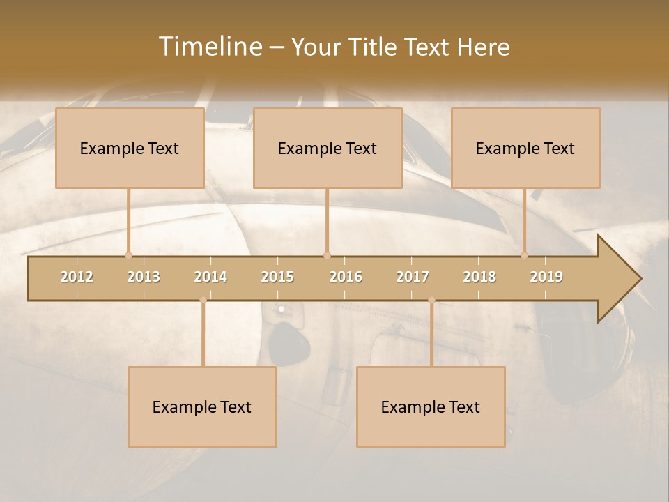 A Plane Is Shown With The Name Of The Plane PowerPoint Template