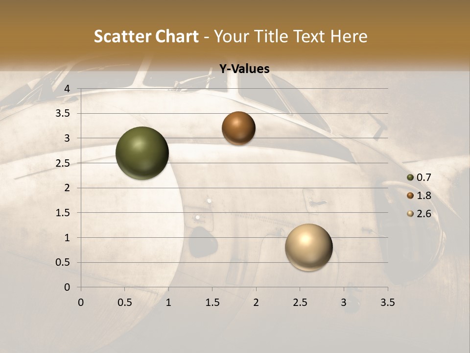 A Plane Is Shown With The Name Of The Plane PowerPoint Template