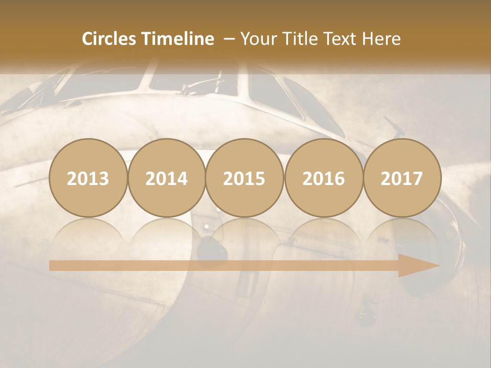 A Plane Is Shown With The Name Of The Plane PowerPoint Template