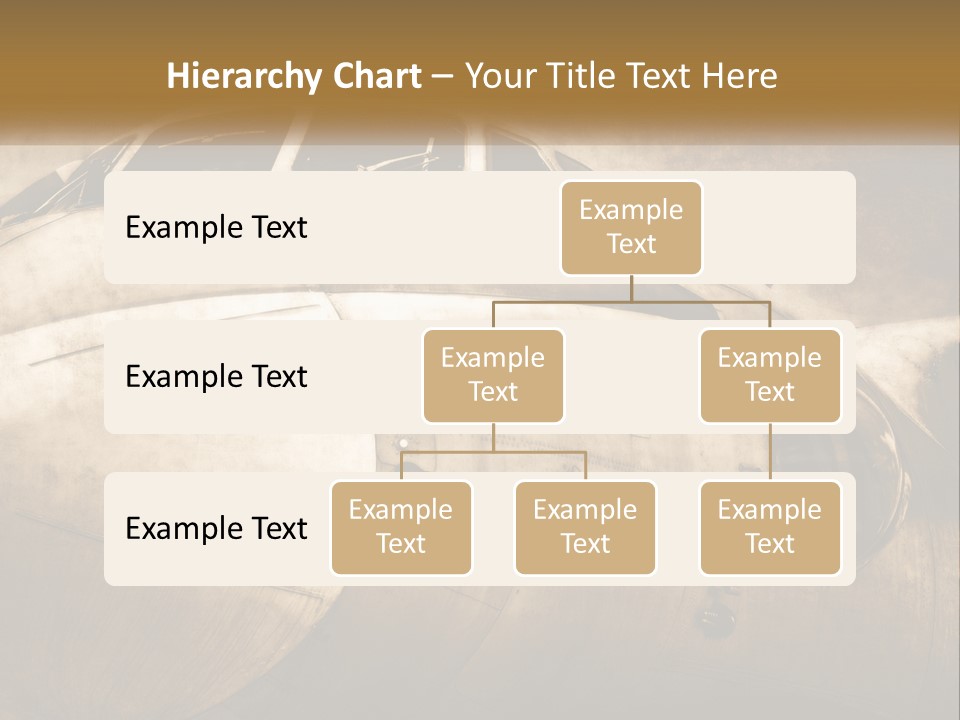 A Plane Is Shown With The Name Of The Plane PowerPoint Template