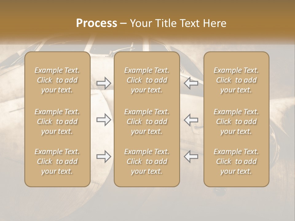 A Plane Is Shown With The Name Of The Plane PowerPoint Template