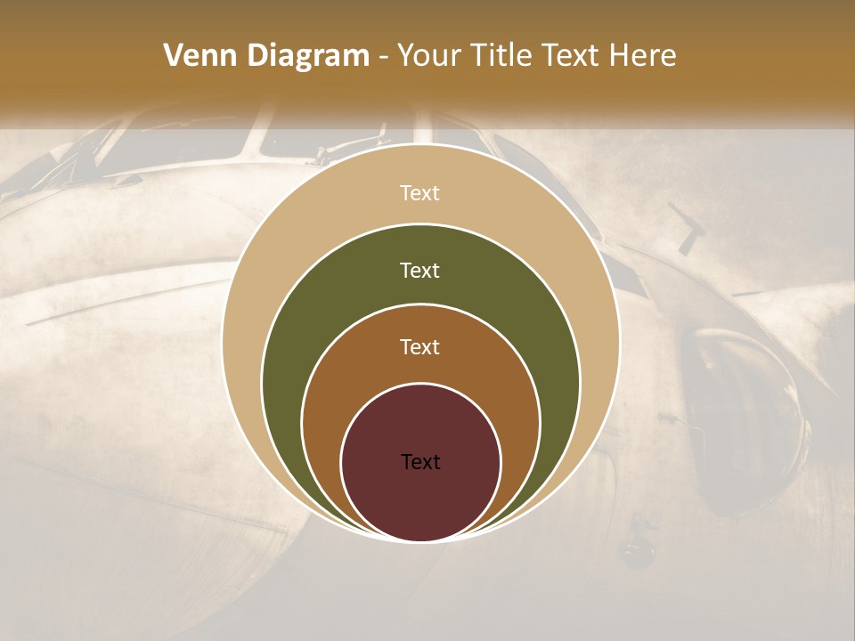A Plane Is Shown With The Name Of The Plane PowerPoint Template
