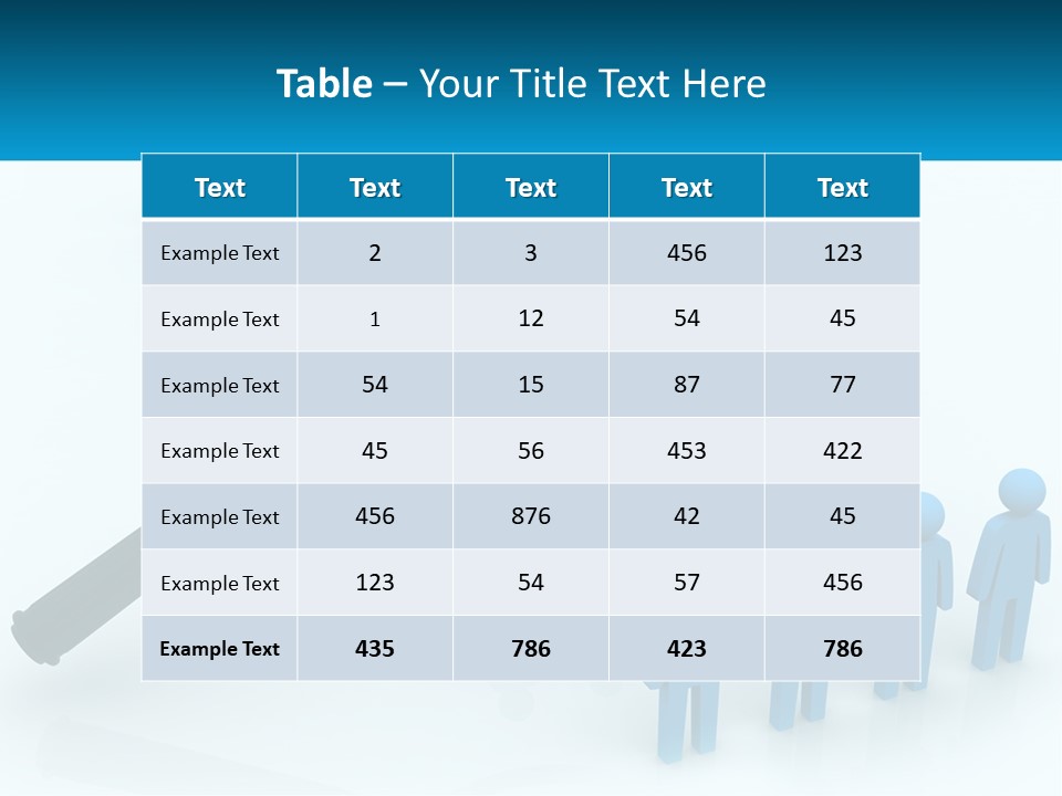 A Magnifying Glass Over A Group Of People PowerPoint Template
