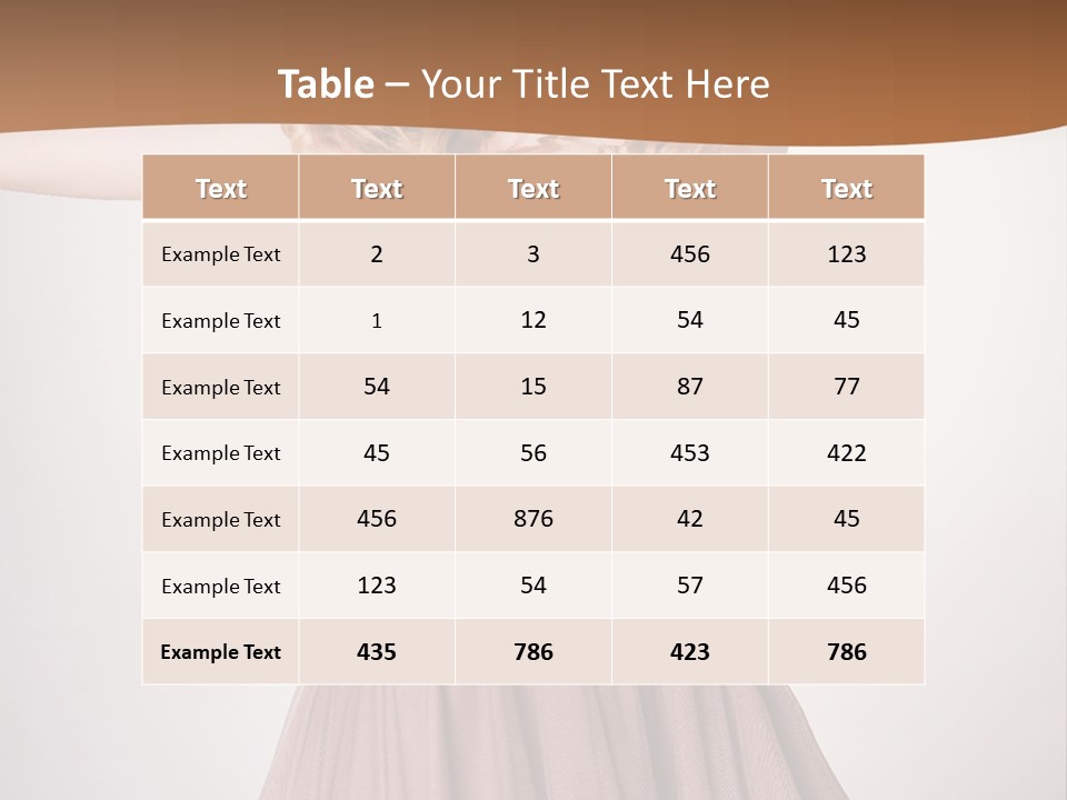 A Woman In A Short Dress Is Posing For A Picture PowerPoint Template