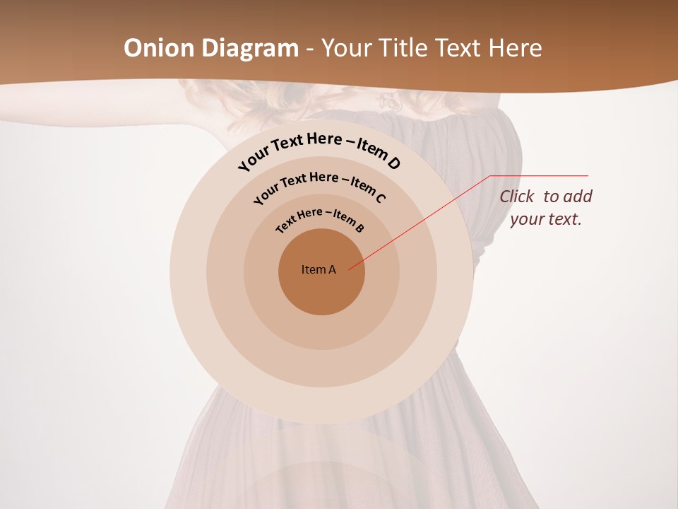 A Woman In A Short Dress Is Posing For A Picture PowerPoint Template