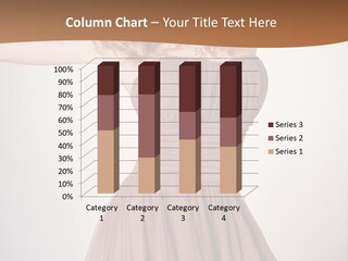 A Woman In A Short Dress Is Posing For A Picture PowerPoint Template