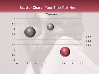 A Woman With Long Hair Is Posing For The Camera PowerPoint Template