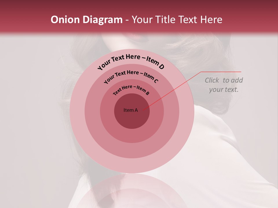 A Woman With Long Hair Is Posing For The Camera PowerPoint Template