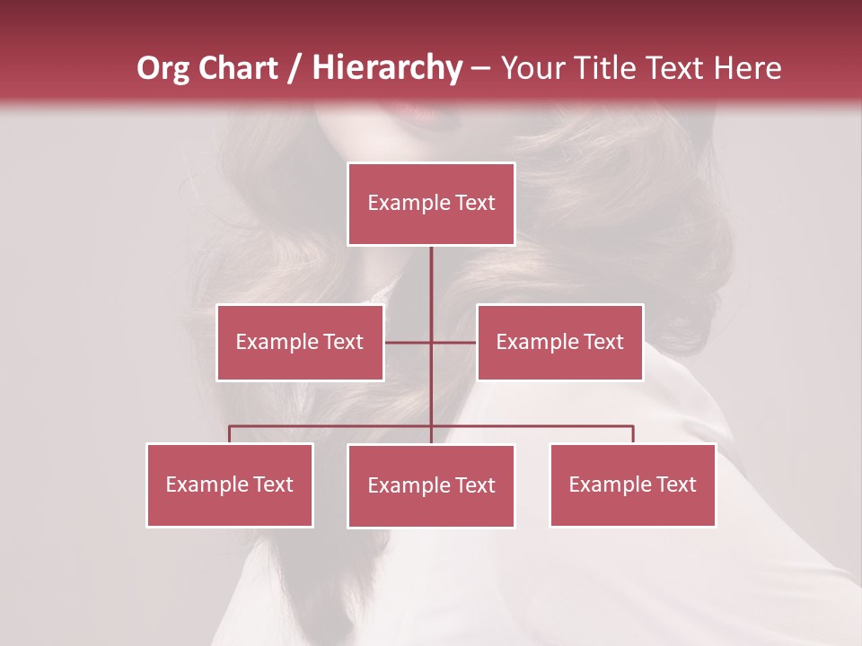 A Woman With Long Hair Is Posing For The Camera PowerPoint Template