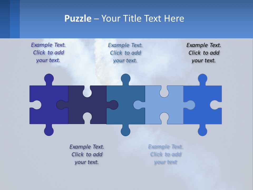 A Plane Flying In The Sky With Smoke Coming Out Of It PowerPoint Template