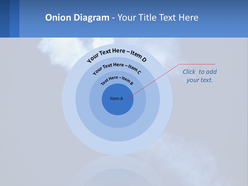 A Plane Flying In The Sky With Smoke Coming Out Of It PowerPoint Template