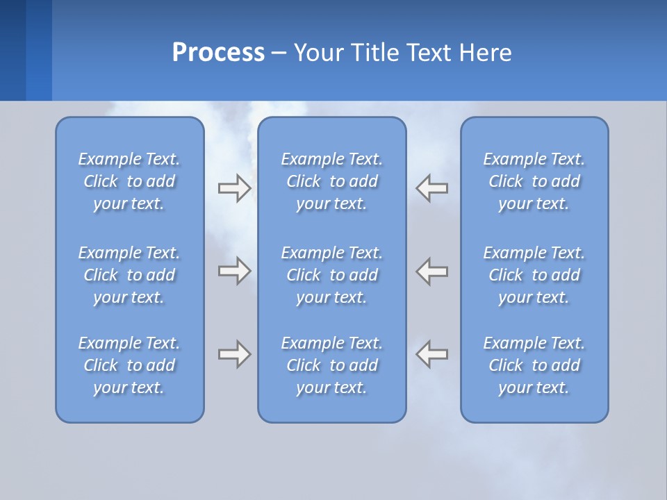 A Plane Flying In The Sky With Smoke Coming Out Of It PowerPoint Template