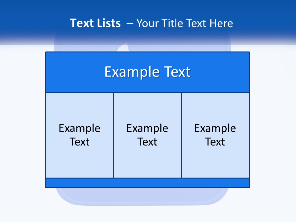 A Thumbs Up Sign On A Blue Button PowerPoint Template