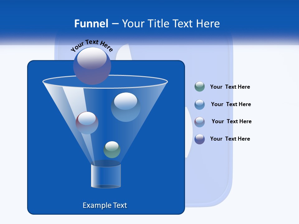 A Thumbs Up Sign On A Blue Button PowerPoint Template