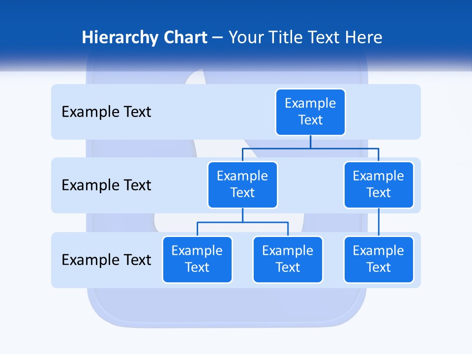 A Thumbs Up Sign On A Blue Button PowerPoint Template