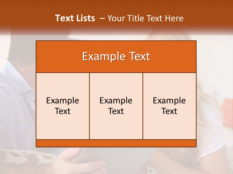 A Man And A Woman Sitting In Front Of A Television PowerPoint Template