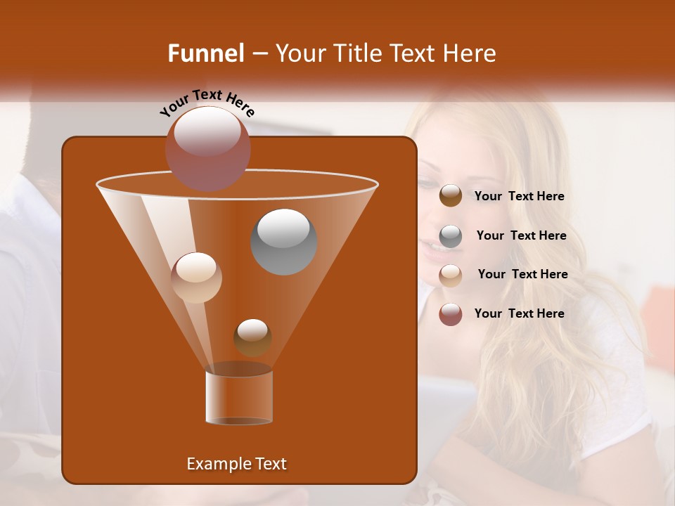 A Man And A Woman Sitting In Front Of A Television PowerPoint Template
