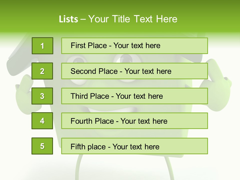 A Green House With A Solar Panel On Top Of It PowerPoint Template