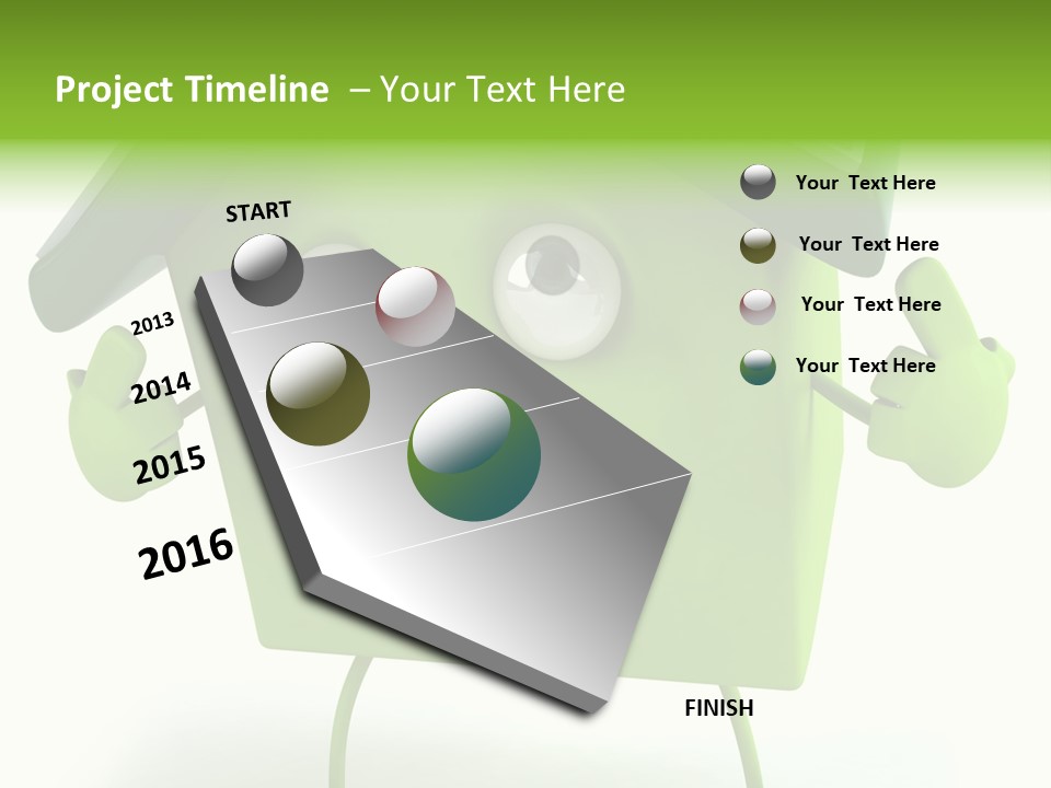 A Green House With A Solar Panel On Top Of It PowerPoint Template
