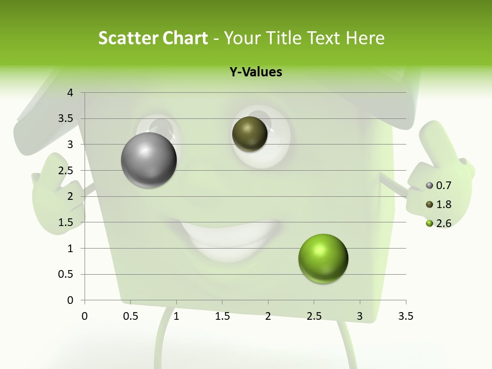 A Green House With A Solar Panel On Top Of It PowerPoint Template