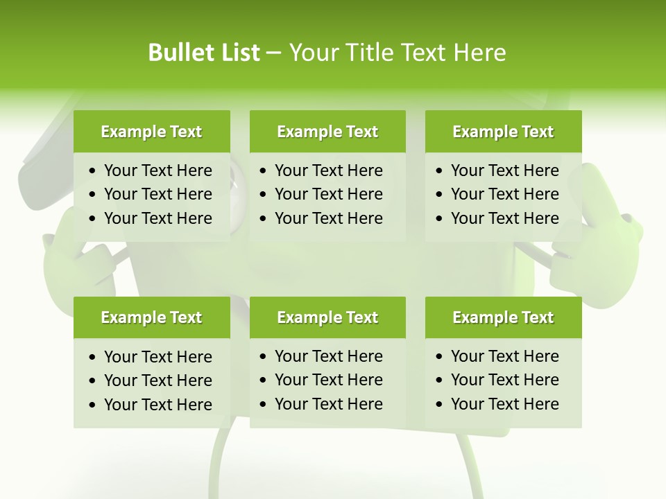 A Green House With A Solar Panel On Top Of It PowerPoint Template