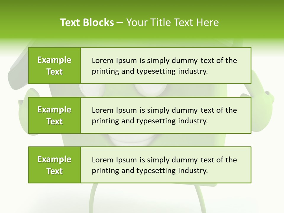 A Green House With A Solar Panel On Top Of It PowerPoint Template