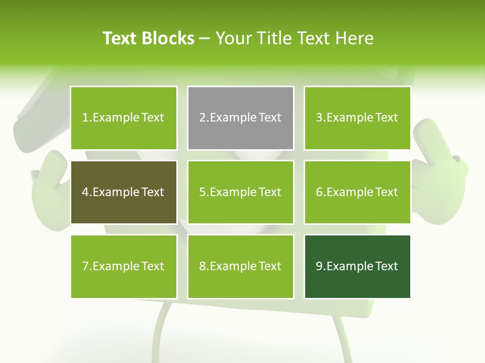 A Green House With A Solar Panel On Top Of It PowerPoint Template