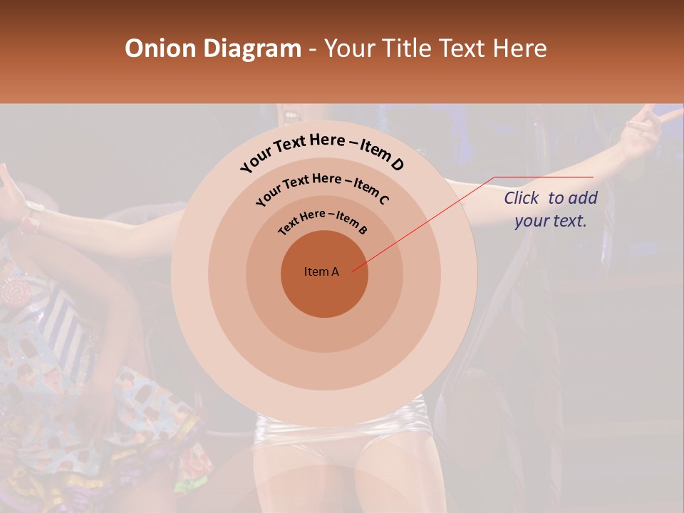 A Woman In A Silver Outfit On Stage PowerPoint Template