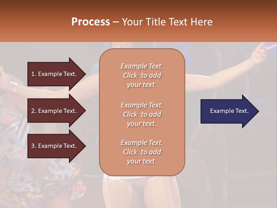 A Woman In A Silver Outfit On Stage PowerPoint Template