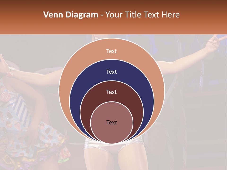 A Woman In A Silver Outfit On Stage PowerPoint Template