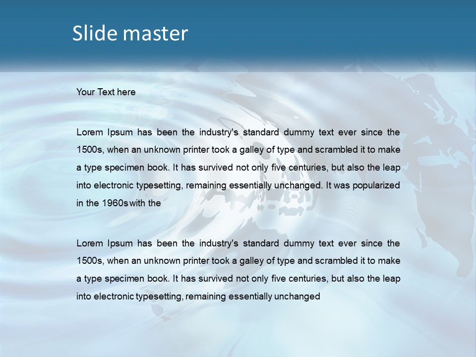 A Powerpoint Presentation With A World Map In The Background PowerPoint Template