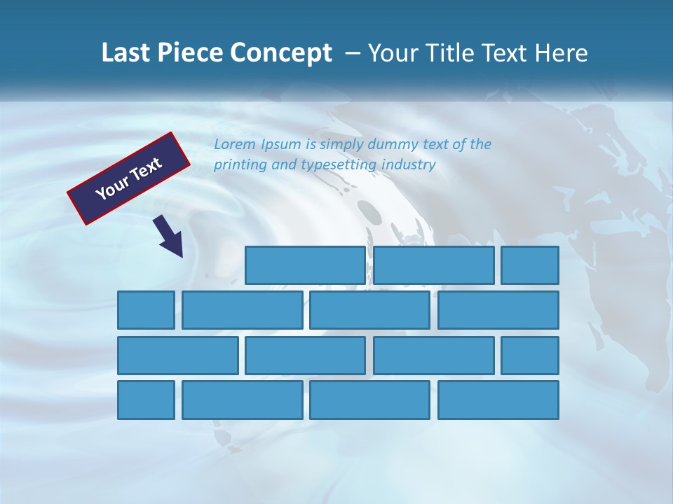 A Powerpoint Presentation With A World Map In The Background PowerPoint Template